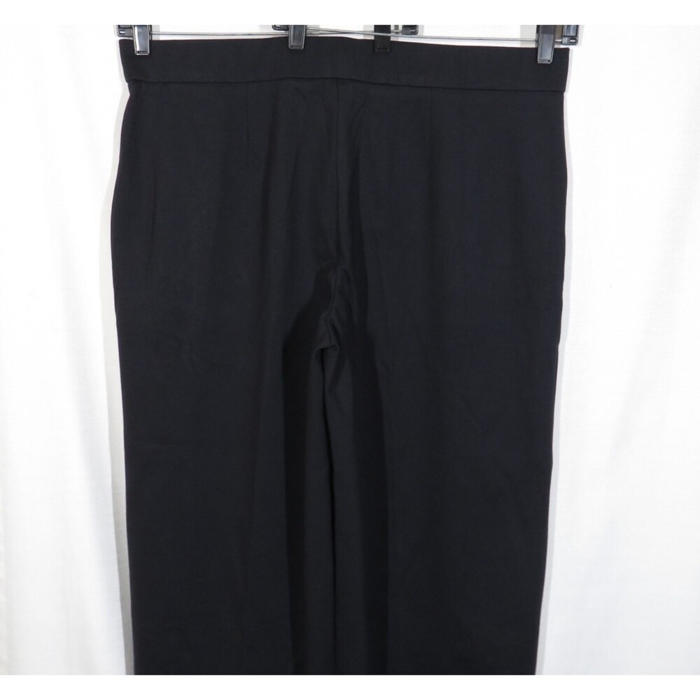 OGL Ponte-De-Roma High Rise Wide Leg Trouser with Pockets Navy Size 2XL - Picture 5 of 8